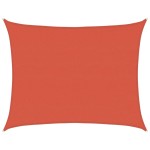 vidaXL Parasolar, cărămiziu, 6x8 m, HDPE, 160 g/m²