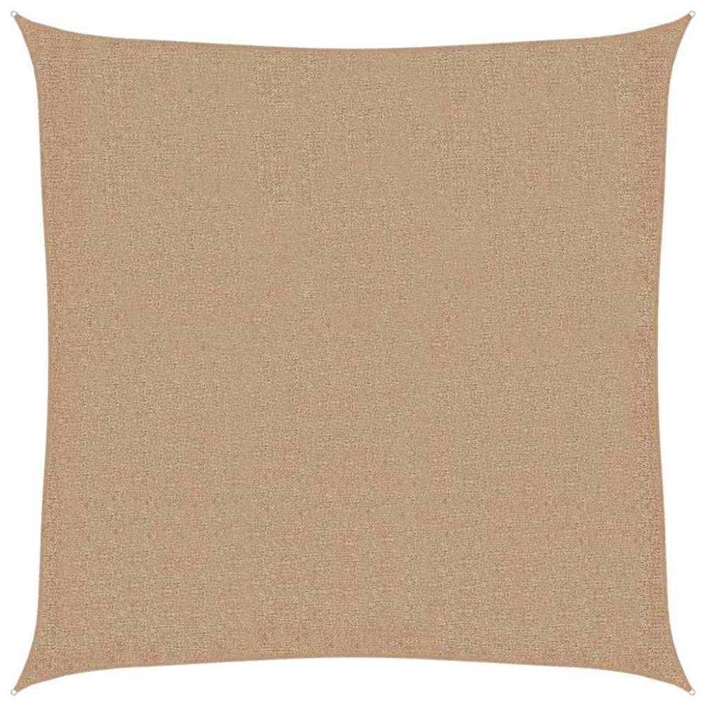 vidaXL Pânză parasolar, gri taupe, 3x3 m, HDPE, 160 g/m²