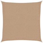 vidaXL Pânză parasolar, gri taupe, 3x3 m, HDPE, 160 g/m²