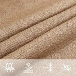 vidaXL Pânză parasolar, gri taupe, 2x4,5 m, HDPE, 160 g/m² vidaXL Pânză parasolar, gri taupe, 2x4,5 m, HDPE, 160 g/m²