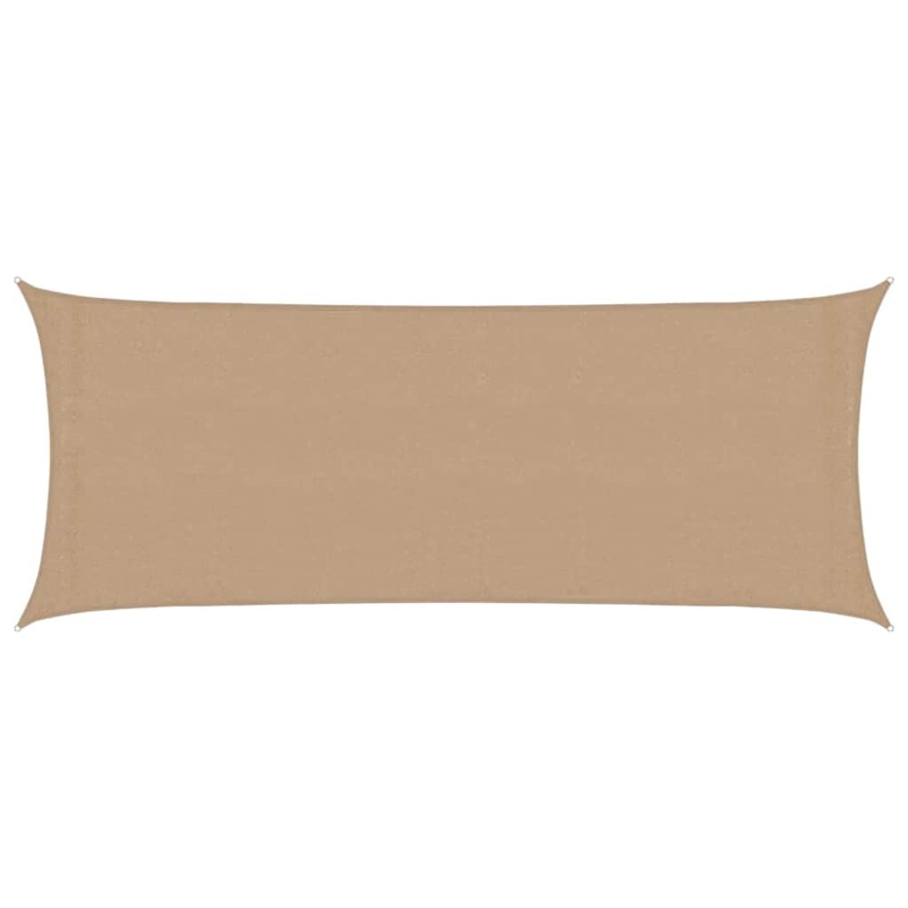 vidaXL Pânză parasolar, taupe, 2x5 m, HDPE, 160 g/m²