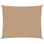 vidaXL Pânză parasolar, gri taupe, 2,5x3 m, HDPE, 160 g/m²
