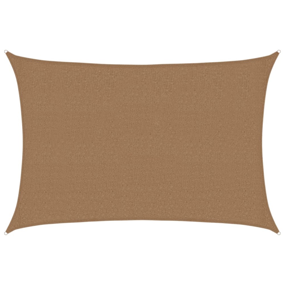 vidaXL Pânză parasolar, gri taupe, 2,5x3,5 m, HDPE, 160 g/m²