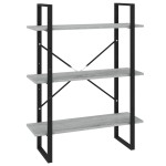 vidaXL Bibliotecă 5 niveluri gri sonoma, 80x30x175 cm lemn prelucrat vidaXL Bibliotecă 5 niveluri gri sonoma, 80x30x175 cm lemn prelucrat