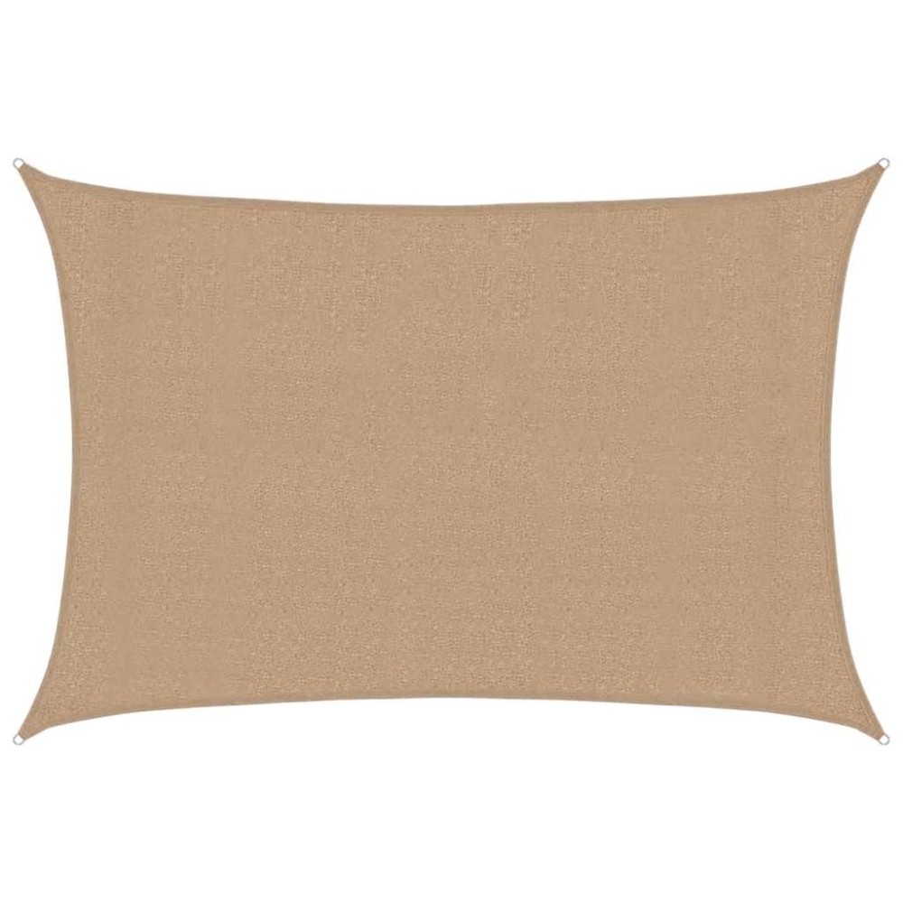 vidaXL Pânză parasolar, gri taupe, 3x4 m, HDPE, 160 g/m²