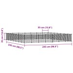 vidaXL Cușcă animale de companie cu ușă 28 panouri negru 35x35 cm oțel