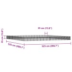 vidaXL Cușcă animale de companie cu ușă 60 panouri negru 35x35 cm oțel