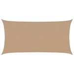 vidaXL Pânză parasolar, tópszínű , 3 x 6 m, HDPE, 160 g/m²