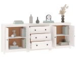 vidaXL Servantă, alb, 210x35x80 cm, lemn masiv de pin vidaXL Servantă, alb, 210x35x80 cm, lemn masiv de pin