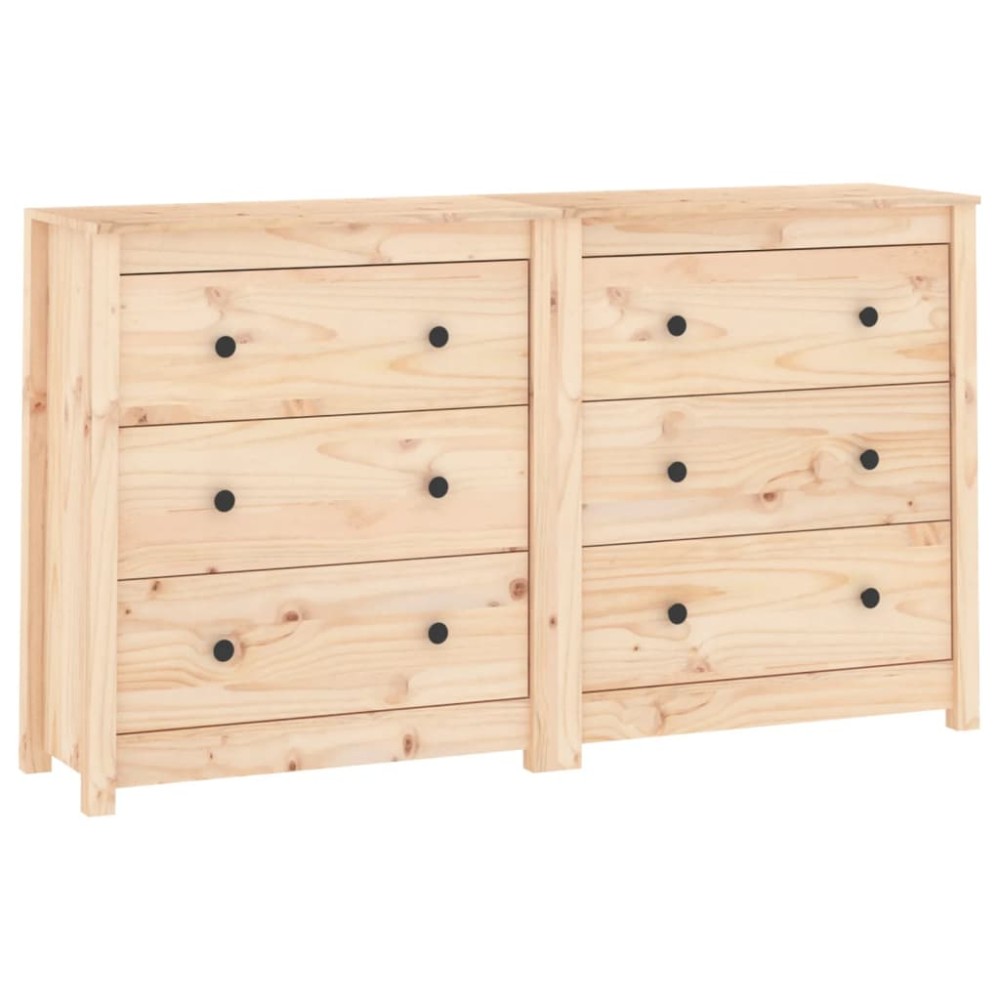 vidaXL Dulap, 140x35x80 cm, lemn masiv de pin