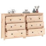 vidaXL Dulap, 140x35x80 cm, lemn masiv de pin vidaXL Dulap, 140x35x80 cm, lemn masiv de pin