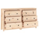 vidaXL Dulap, 140x35x80 cm, lemn masiv de pin vidaXL Dulap, 140x35x80 cm, lemn masiv de pin