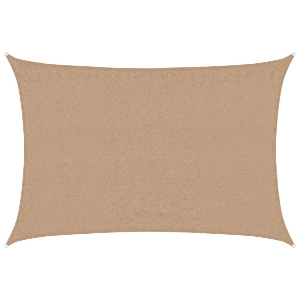 vidaXL Parasolar, gri taupe, 4x5 m, HDPE, 160 g/m²