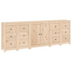 vidaXL Servantă, 230x35x80 cm, lemn masiv de pin vidaXL Servantă, 230x35x80 cm, lemn masiv de pin