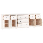 vidaXL Servantă, alb, 230x35x80 cm, lemn masiv de pin vidaXL Servantă, alb, 230x35x80 cm, lemn masiv de pin