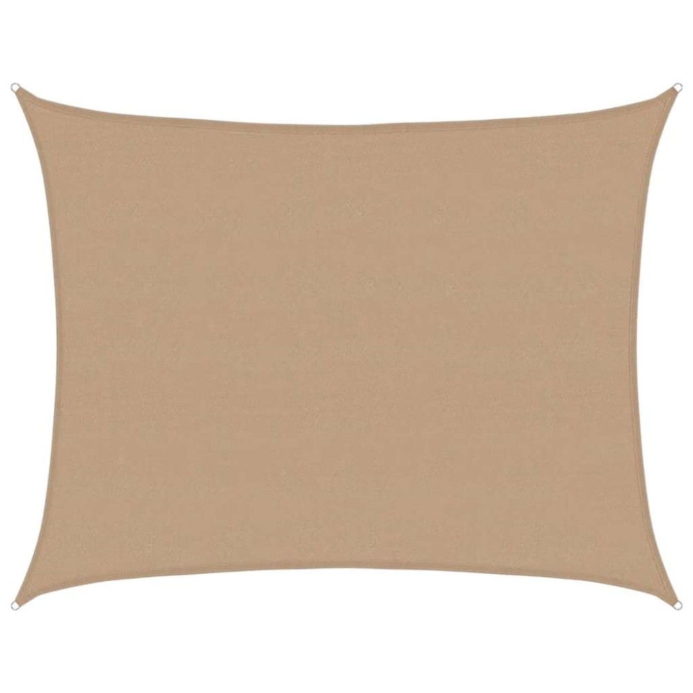 vidaXL Pânză parasolar, taupe, 6x7 m, HDPE, 160 g/m²