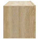vidaXL Dulapuri TV de perete, 4 buc, stejar sonoma, 100x30x30 cm