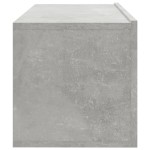 vidaXL Dulapuri TV de perete, 4 buc, gri beton, 100x30x30 cm