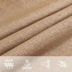 vidaXL Pânză parasolar, gri taupe, 3,5x3,5x4,9 m, HDPE, 160 g/m²