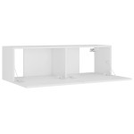 vidaXL Set dulap TV, 8 piese, alb, lemn prelucrat