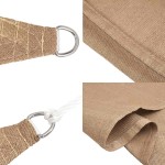 vidaXL Pânză parasolar, gri taupe, 4x4x5,8 m, HDPE, 160 g/m²
