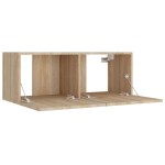 vidaXL Set dulap TV, 5 piese, stejar sonoma, lemn prelucrat vidaXL Set dulap TV, 5 piese, stejar sonoma, lemn prelucrat