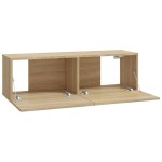 vidaXL Set dulap TV, 8 piese, stejar sonoma, lemn prelucrat vidaXL Set dulap TV, 8 piese, stejar sonoma, lemn prelucrat