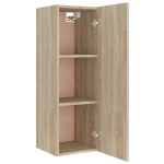 vidaXL Set dulap TV, 8 piese, stejar sonoma, lemn prelucrat vidaXL Set dulap TV, 8 piese, stejar sonoma, lemn prelucrat