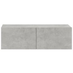 vidaXL Set dulapuri TV, 3 piese, gri beton, lemn prelucrat vidaXL Set dulapuri TV, 3 piese, gri beton, lemn prelucrat