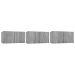 vidaXL Set dulapuri TV, 5 piese, gri sonoma, lemn prelucrat vidaXL Set dulapuri TV, 5 piese, gri sonoma, lemn prelucrat