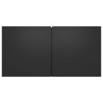 vidaXL Set dulap TV,5 piese, negru, lemn prelucrat vidaXL Set dulap TV,5 piese, negru, lemn prelucrat