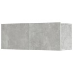 vidaXL Set dulap TV, 5 piese, gri beton, lemn prelucrat vidaXL Set dulap TV, 5 piese, gri beton, lemn prelucrat