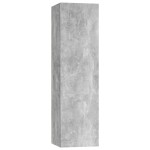 vidaXL Set dulap TV, 5 piese, gri beton, lemn prelucrat vidaXL Set dulap TV, 5 piese, gri beton, lemn prelucrat