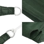 vidaXL Pânză parasolar, verde închis, 2x4 m, HDPE, 160 g/m² vidaXL Pânză parasolar, verde închis, 2x4 m, HDPE, 160 g/m²
