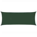 vidaXL Pânză parasolar, verde închis, 2x4,5 m, HDPE, 160 g/m²