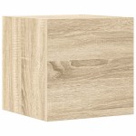 vidaXL Set dulapuri TV, 7 piese, stejar sonoma, lemn prelucrat