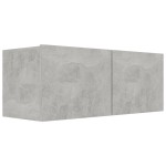 vidaXL Set dulapuri TV, 7 piese, gri beton, lemn prelucrat