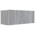 vidaXL Set comode TV, 7 piese, gri sonoma, lemn compozit vidaXL Set comode TV, 7 piese, gri sonoma, lemn compozit