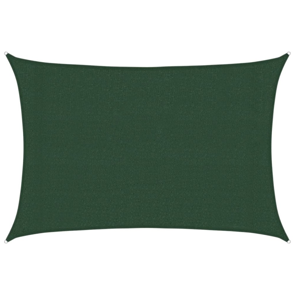 vidaXL Parasolar, verde închis, 3x4 m, HDPE, 160 g/m²