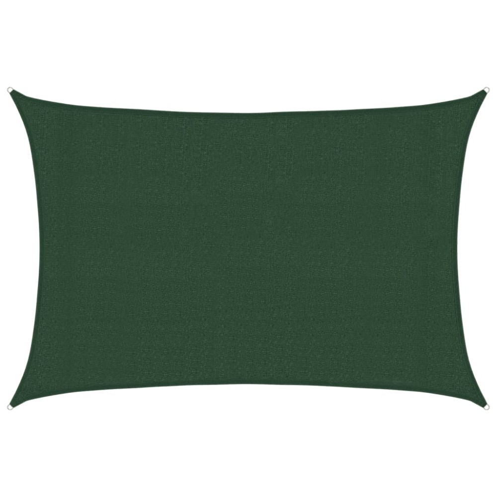 vidaXL Parasolar, verde închis, 3x4,5 m, HDPE, 160 g/m²