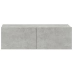 vidaXL Set dulap TV, 6 piese, gri beton, lemn prelucrat vidaXL Set dulap TV, 6 piese, gri beton, lemn prelucrat