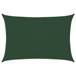vidaXL Pânză parasolar, verde închis, 3,5x4,5 m, HDPE, 160 g/m² vidaXL Pânză parasolar, verde închis, 3,5x4,5 m, HDPE, 160 g/m²