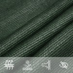 vidaXL Pânză parasolar, verde închis, 3x4x4 m, HDPE, 160 g/m² vidaXL Pânză parasolar, verde închis, 3x4x4 m, HDPE, 160 g/m²