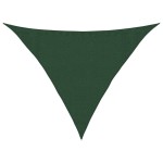 vidaXL Pânză parasolar, verde închis, 3,5x3,5x4,9 m, HDPE, 160 g/m² vidaXL Pânză parasolar, verde închis, 3,5x3,5x4,9 m, HDPE, 160 g/m²