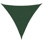 vidaXL Pânză parasolar, verde închis, 4x4x4 m, HDPE, 160 g/m² vidaXL Pânză parasolar, verde închis, 4x4x4 m, HDPE, 160 g/m²