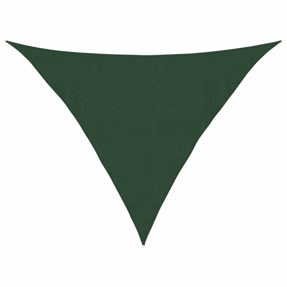 vidaXL Pânză parasolar, verde închis, 4x4x5,8 m, HDPE, 160 g/m²
