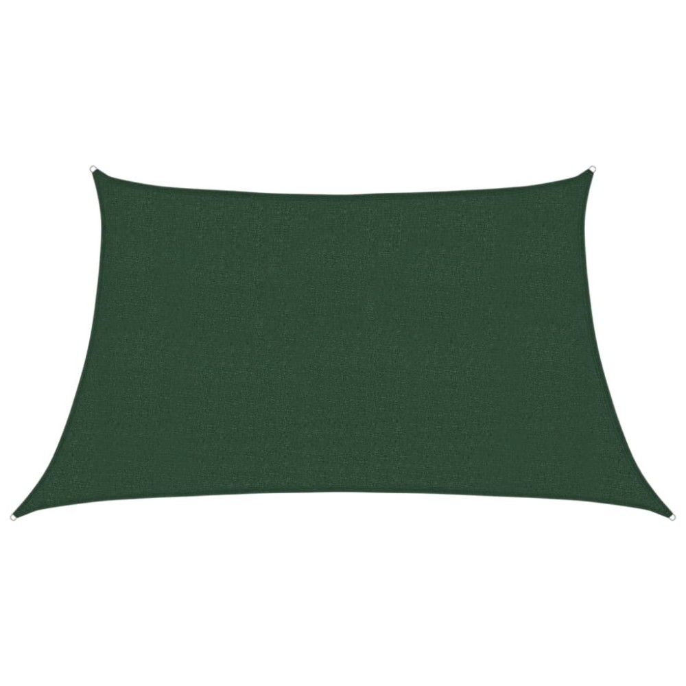 vidaXL Pânză parasolar, verde închis, 3/4x2 m, HDPE, 160 g/m²
