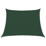 vidaXL Pânză parasolar, gri închis, 4/5x3 m, HDPE, 160 g/m², trapez