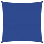 vidaXL Pânză parasolar, albastru, 4x4 m, HDPE, 160 g/m², pătrat