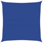 vidaXL Pânză parasolar, albastru, 7x7 m, HDPE, 160 g/m², pătrat